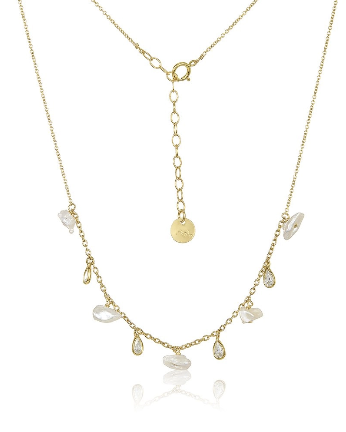 Image of Rio Half Way Gold Necklace by Mabel Chong