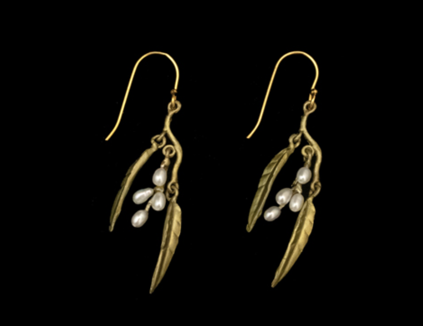 Image of Weeping Willow Wire Earring by Michael Michaud