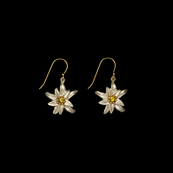 Image of Edelweiss Wire Earrings by Michael Michaud