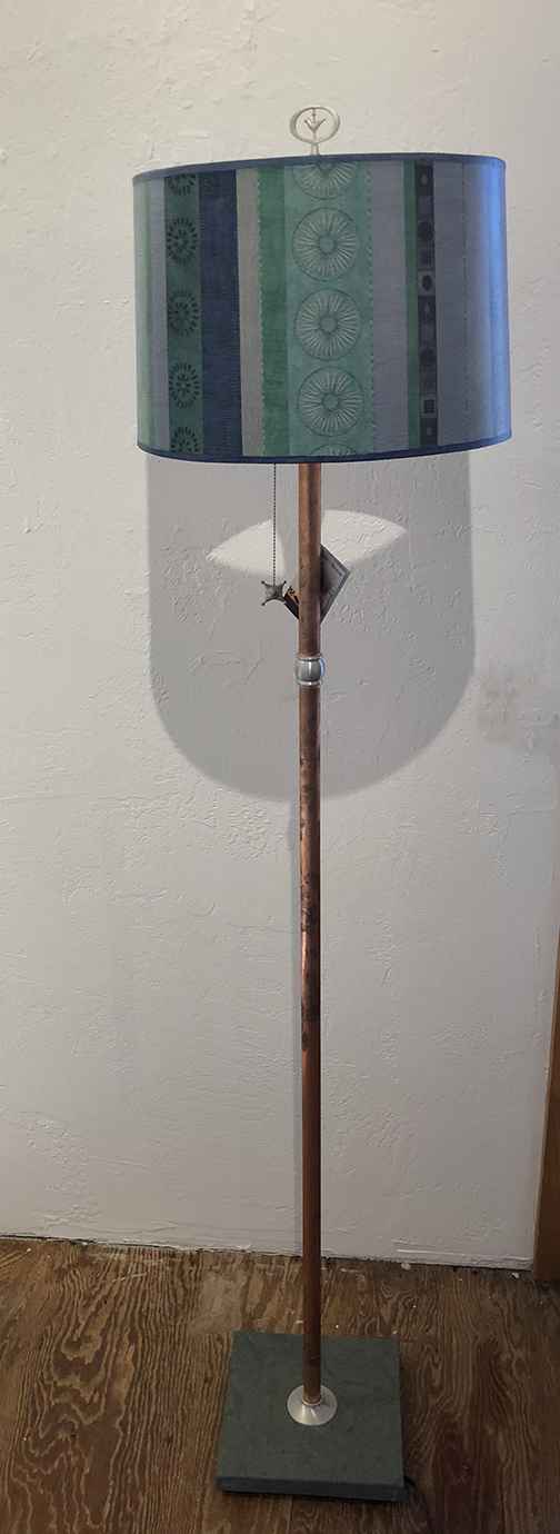 Serape Waters Floor Lamp, Giclee Shade