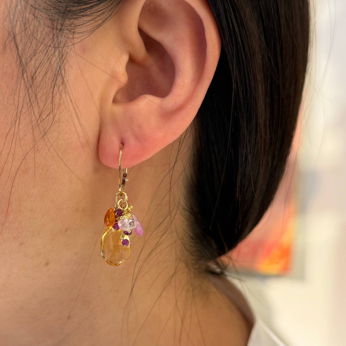 Image 2 for Up/Downtown Earrings in Citrine