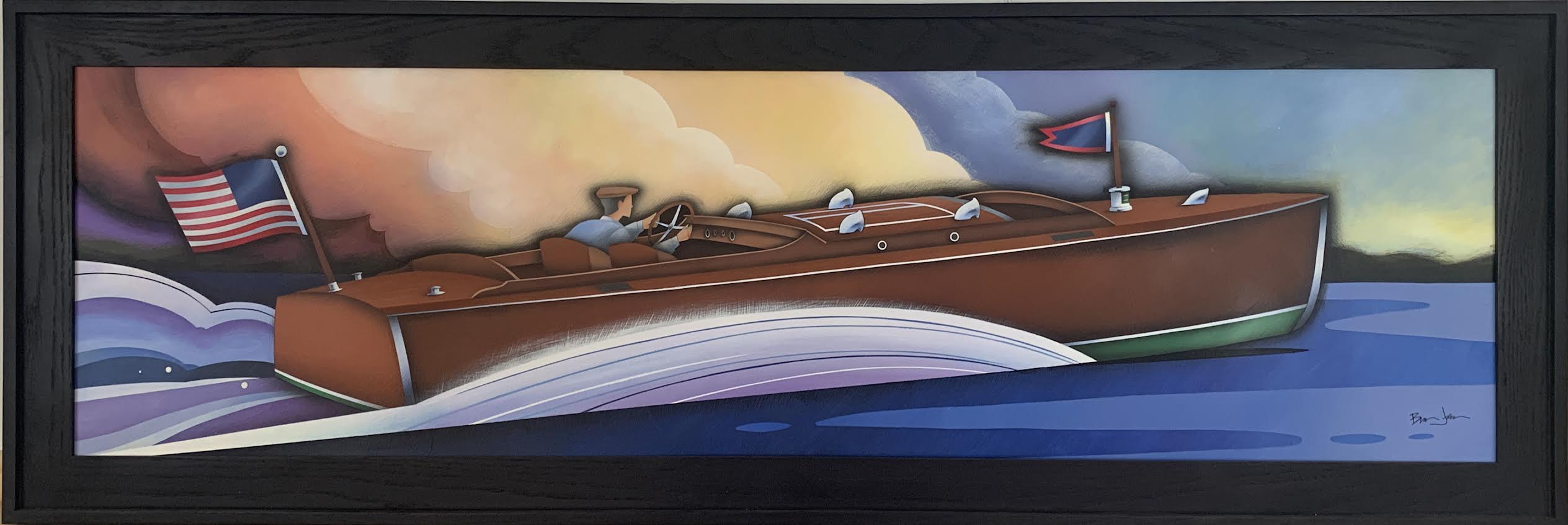 Image of Vintage Chris Craft by Brian Jensen
