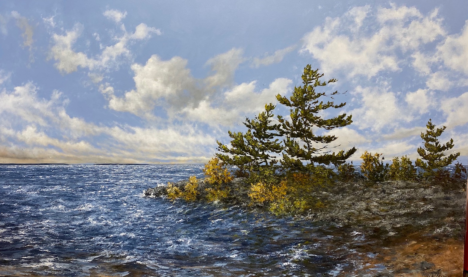 Follow the Wind by Lorne McDermott Artist Painting & Showing Onsite At the Gallery Loft