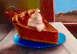 Image 1 for Pumpkin Pie with Farm View Pumpkin Pie with Farm View