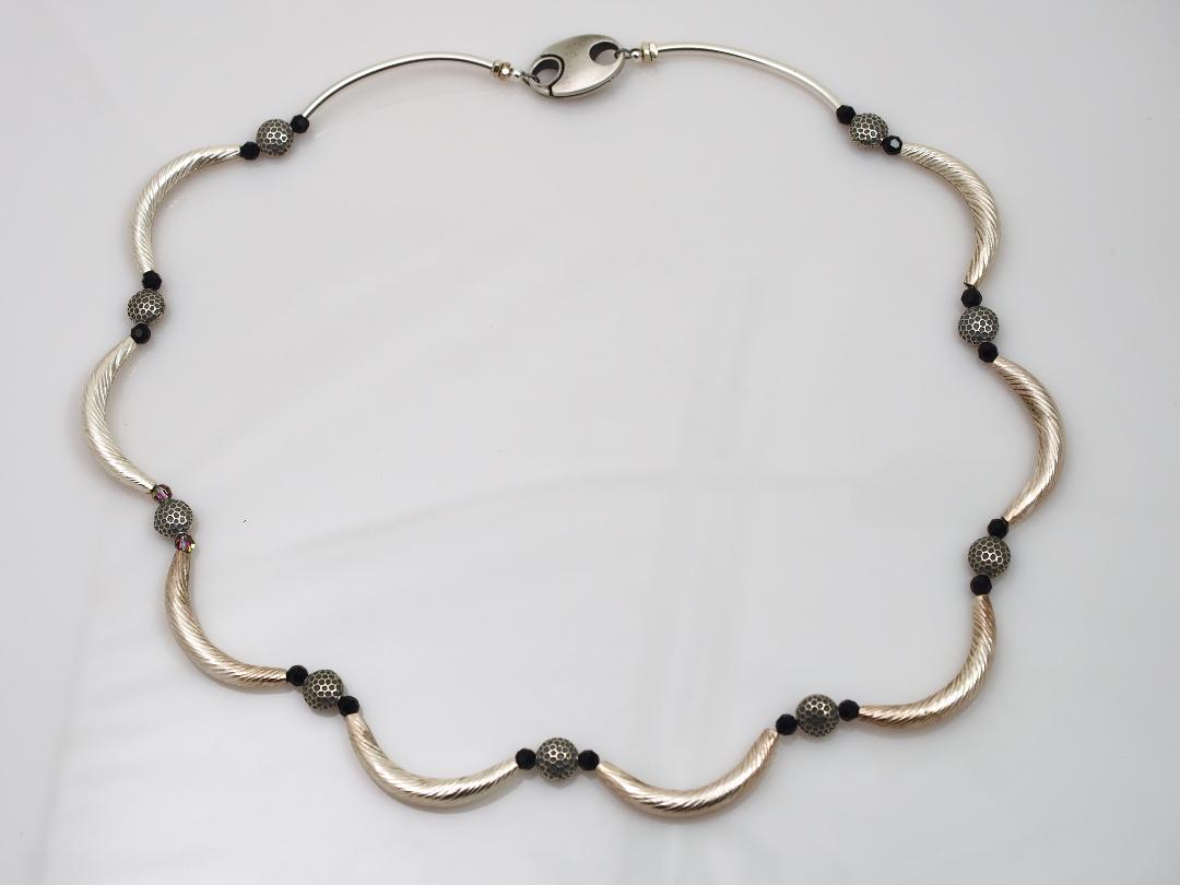 Image of Sterling Scallops Necklace by Barbara Rand